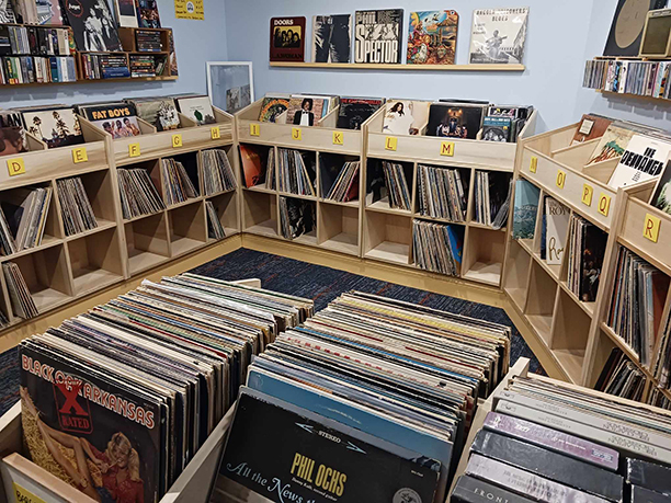 Rebop record store at WCUW