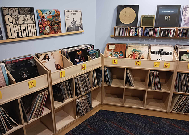 Rebop record store at WCUW