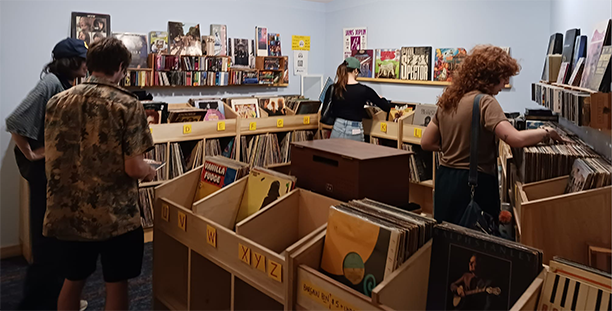 Rebop record store at WCUW