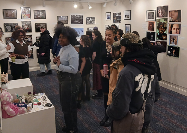 Threads of Us at the Harold Stevens Gallery- audience