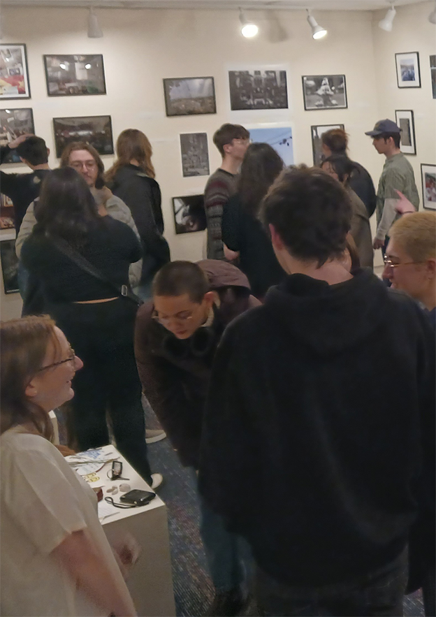 Threads of Us at the Harold Stevens Gallery- audience
