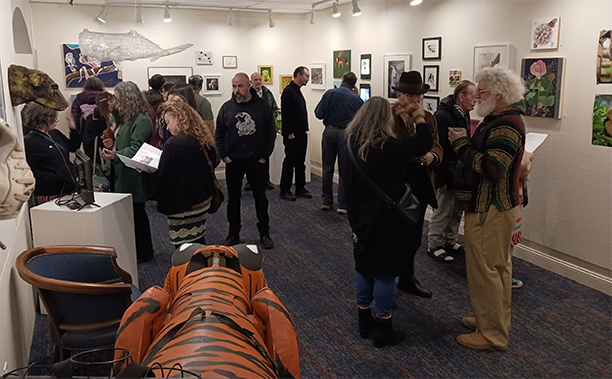 Harold Stevens Gallery at WCUW exhibit