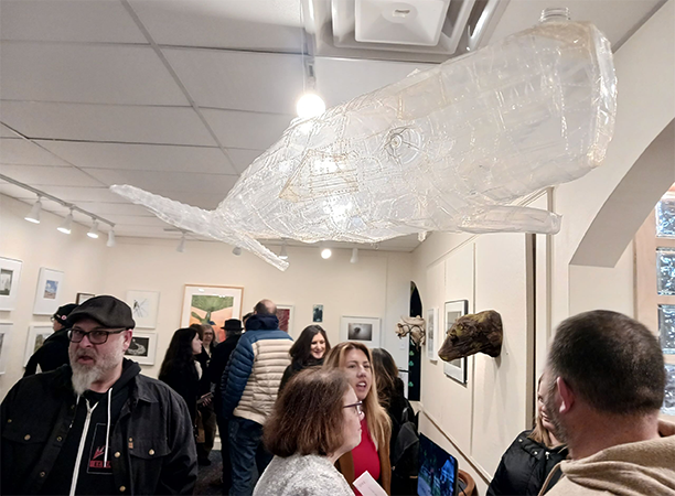 Harold Stevens Gallery at WCUW exhibit