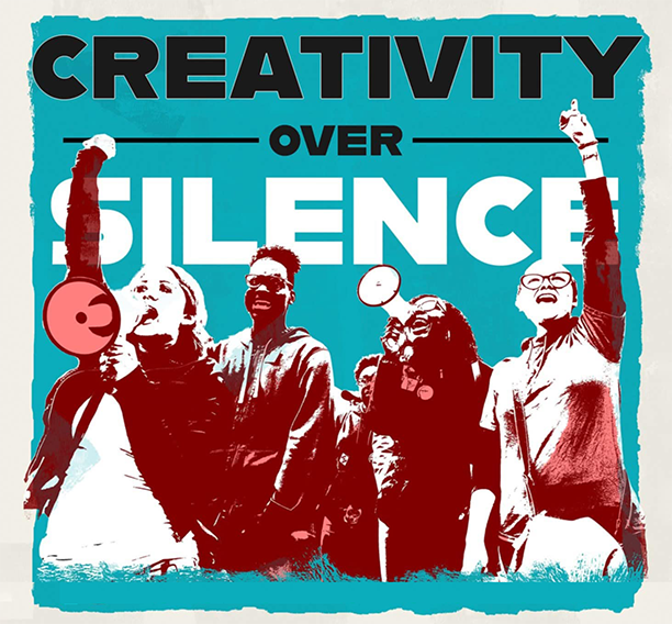 Sunday, June 14, thru Saturday, August 29: Creativity Over Silence