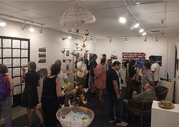 Harold Stevens Gallery audience