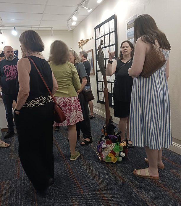 Harold Stevens Gallery audience
