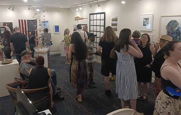 Harold Stevens Gallery audience