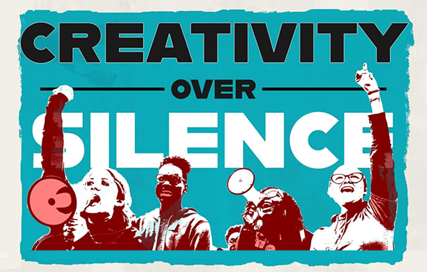 Sunday, June 14, thru Saturday, August 29: Creativity Over Silence